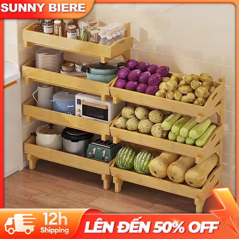 Kệ Đa Năng kệ để đồ nhà bếp Có Bánh Xe Di Động Nhiều Tầng Để Nhà Bếp Đồ Ăn Và Thiết Bị Điện