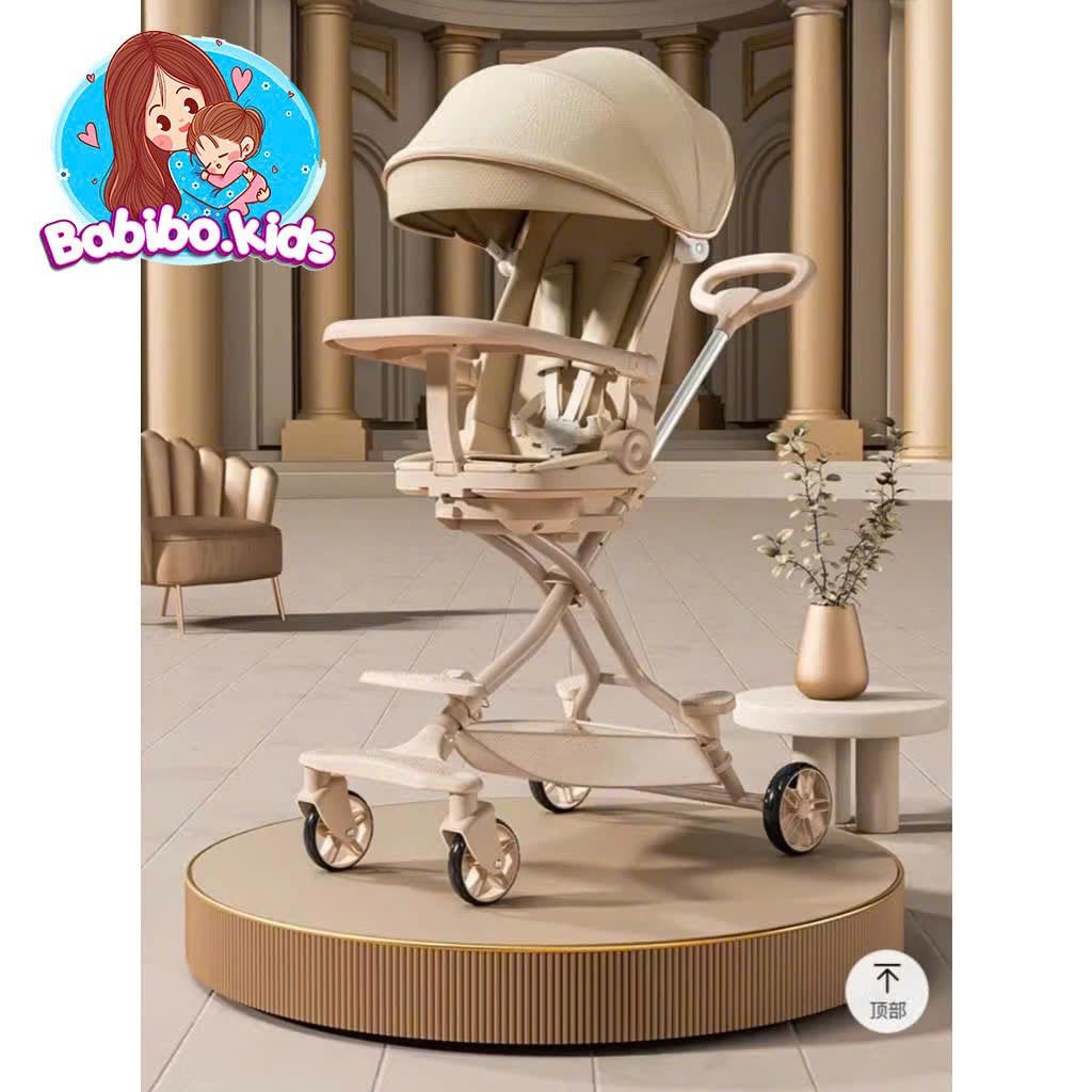 XE ĐẨY GẤP GỌN BABIBO KIDS M10 2 CHIỀU CHO BÉ