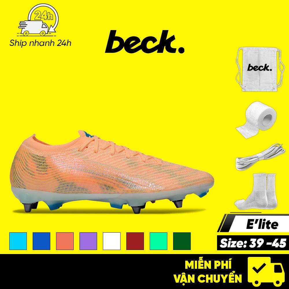 Giày Bóng Đá - Nam Nữ, 16' Elit Cổ Lửng, Đinh SG, Nhiều Màu Sắc, Phù Hợp Sân Cỏ Thật