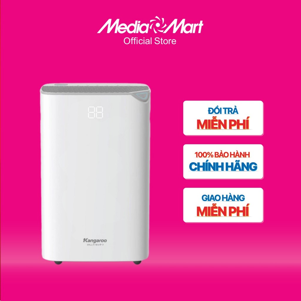 [MM.Online-Ship 0đ] Máy hút ẩm điện tử 20L Kangaroo KGDH20