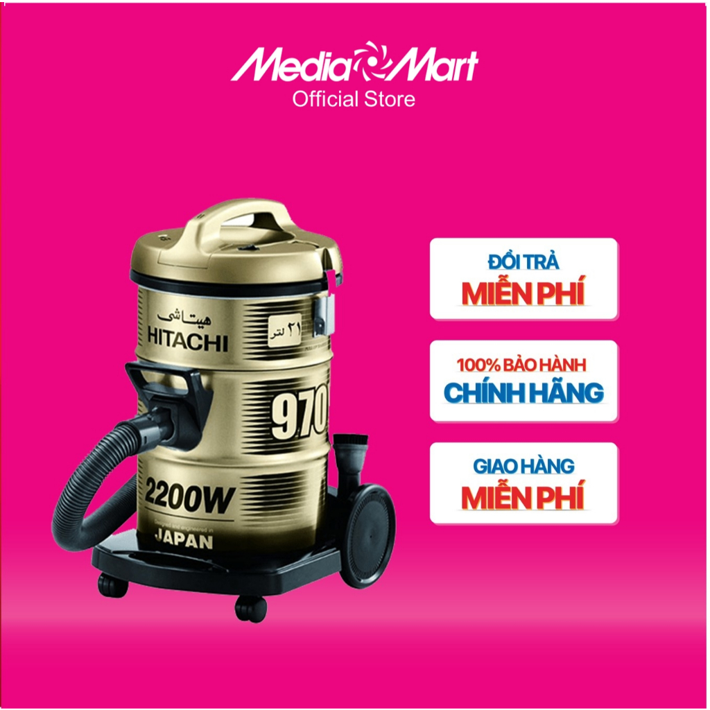 [MM.Online-Ship 0đ] Máy hút bụi công nghiệp Hitachi CV-970Y/BR