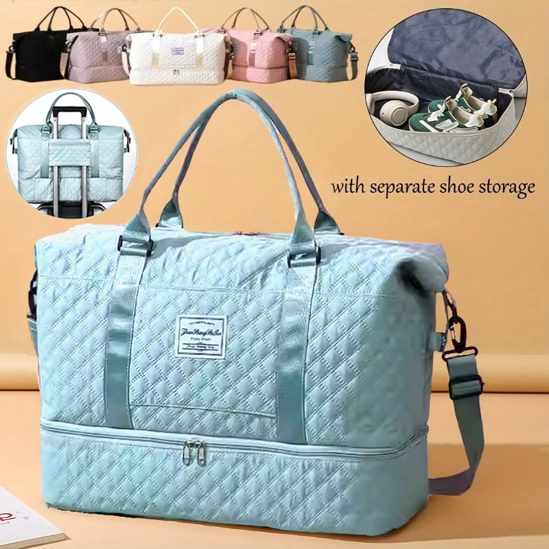 Túi Xách Du Lịch Cỡ Lớn 2 Tầng Túi Du Lịch Đa Năng Nam Nữ Đựng Quần Áo Mỹ Phẩm chống nướcvà chống mài mòn FREESHIP.s1340