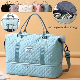 Túi Xách Du Lịch Cỡ Lớn 2 Tầng Túi Du Lịch Đa Năng Nam Nữ Đựng Quần Áo Mỹ Phẩm chống nướcvà chống mài mòn FREESHIP.s1340