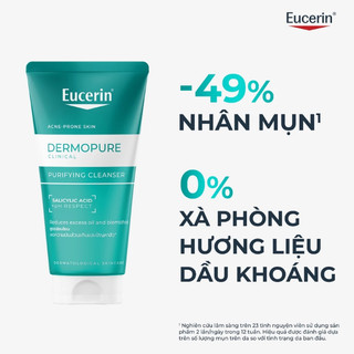 Gel rửa mặt Eucerin® DermoPure Clinical Purifying Cleanser 75ml | Guardian Việt Nam