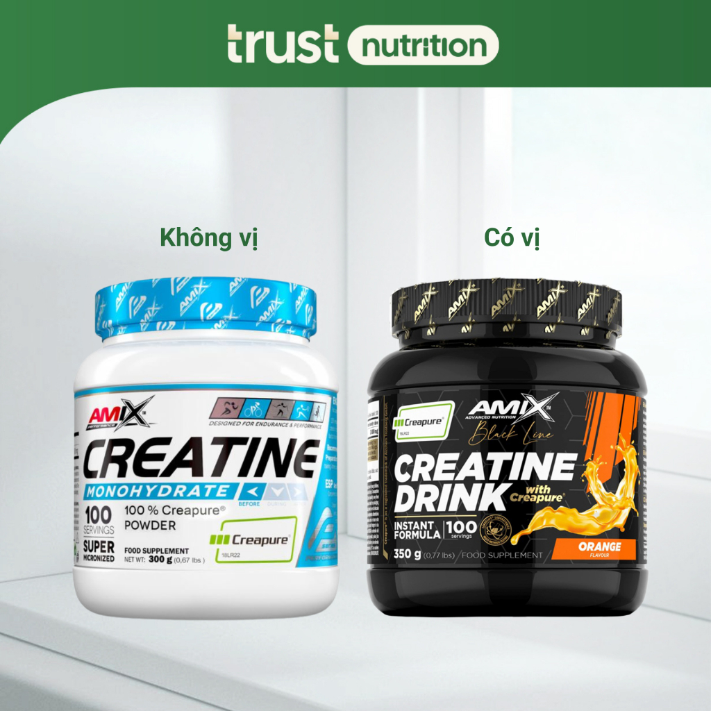 Bột Amix Creatine Drink, hỗ trợ phát triển cơ bắp, tăng sức mạnh sức bền