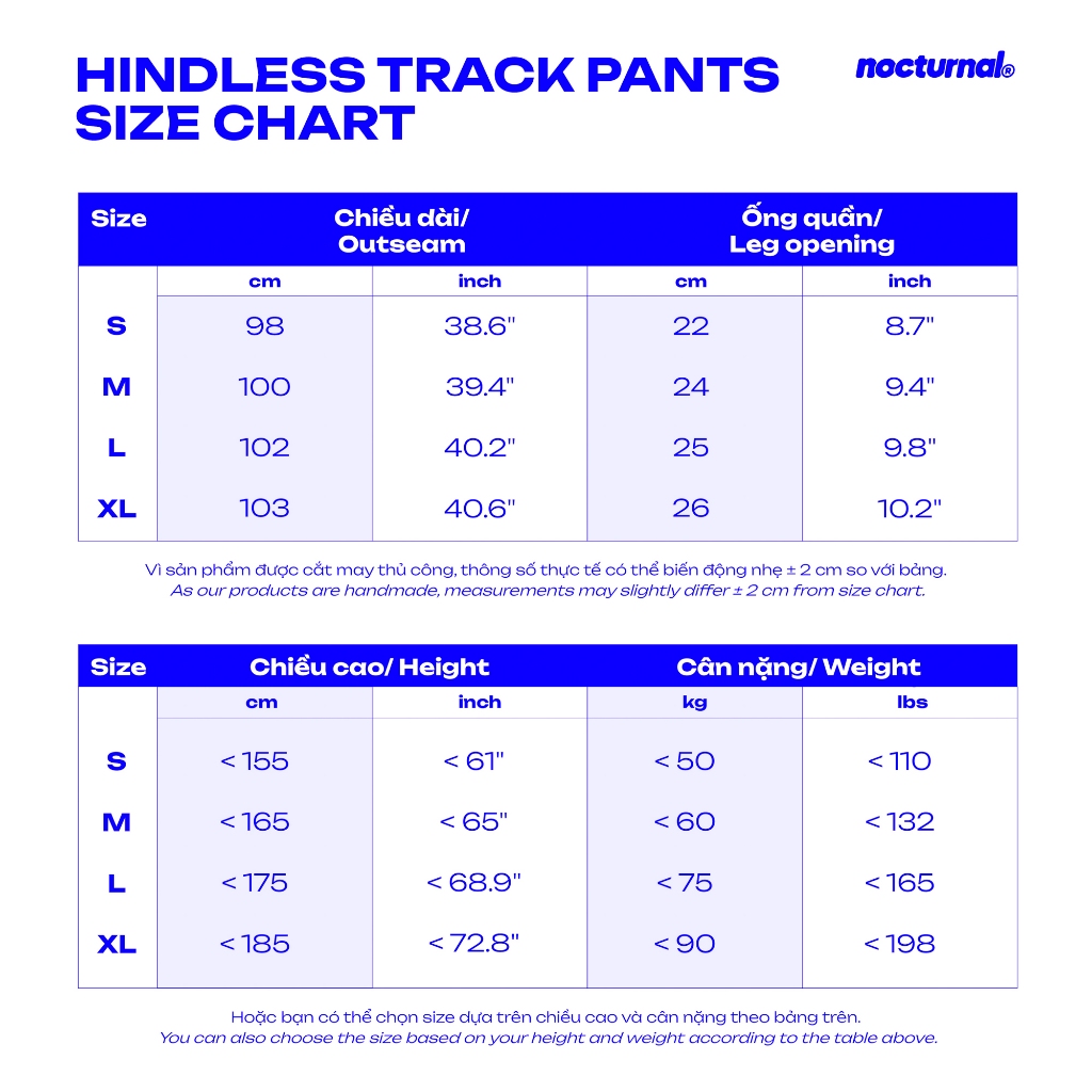 Quần Dài Form Rộng NOCTURNAL Track Pants Unisex Nam Nữ Local Brand Đứng Form Co Giãn Tốt | BigBuy360 - bigbuy360.vn