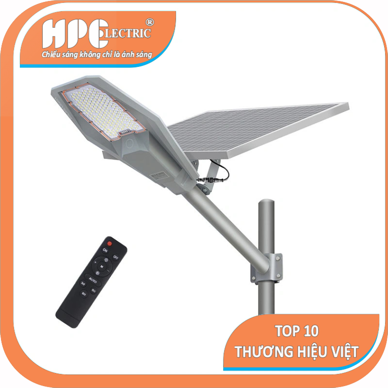 BH 3 NĂM- ĐÈN ĐƯỜNG NLMT PIN RỜI Công Suất 200W, 300W, 400W  CHỐNG NƯỚC IP66 -H74A )