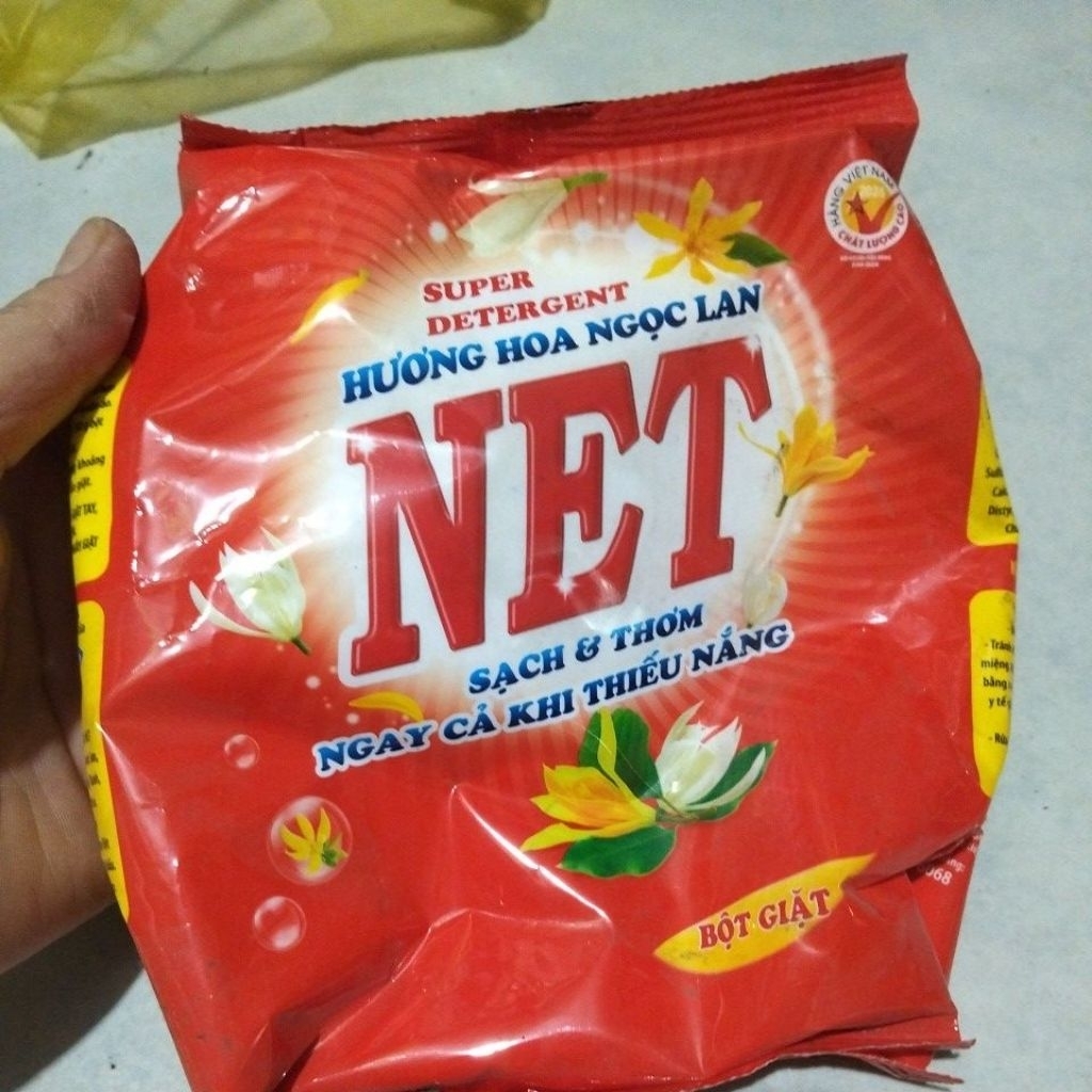 Combo 10gói Bột giặt Net Hương ngọc lan gói 300g