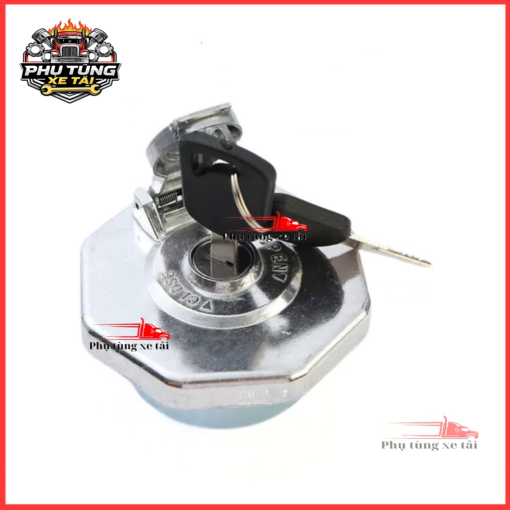 Nắp Bình Dầu Isuzu Đầu Vuông NQR 550, FRR 650, FVR 900 Có Khóa