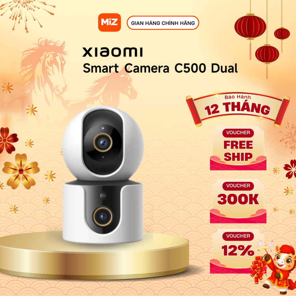 Camera an ninh Smart Xiaomi C500 Dual EU - Bản Quốc Tế Bảo Hành 12 Tháng