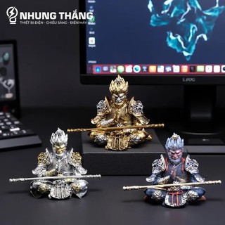 Mô Hình Black Myth Wukong Ngồi Thiền PT-52 - Cao 8.5cm -Tề Thiên Đại Thánh - Đấu Chiến Thắng Phật-Decor Bàn Làm Việc,Oto