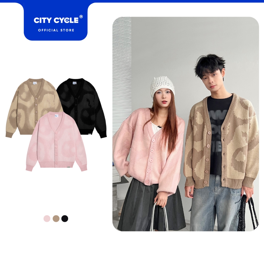 Áo khoác Cardigan unisex đôi len Local Brand Chính Hãng City Cycle Áo khoác Cardigan Willing