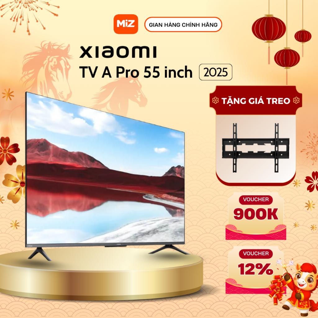 TiVi A Pro 55 inch - 2025/2026 - 4K Qled - Phiên Bản Quốc Tế - Bảo Hành Chính Hãng 2 Năm Tại Nhà
