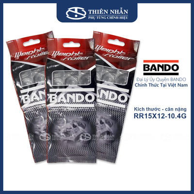 Bi nồi BANDO xe Nouvo 1, Mio, Nozza, Ultimo (RR15x12-10.4g)