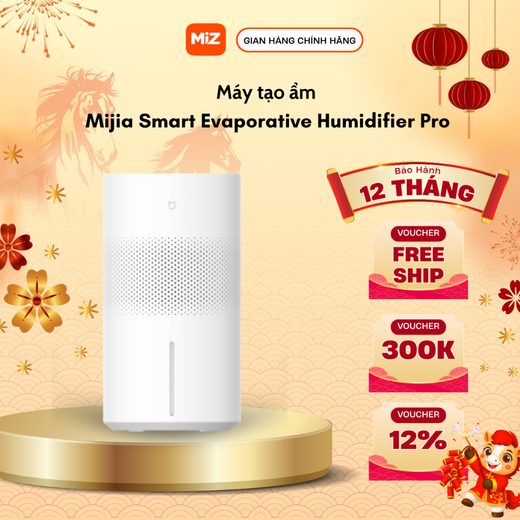 Máy tạo độ ẩm Xiaomi Mijia Smart Evaporative Humidifier Pro - Bảo Hành Chính Hãng 12 Tháng