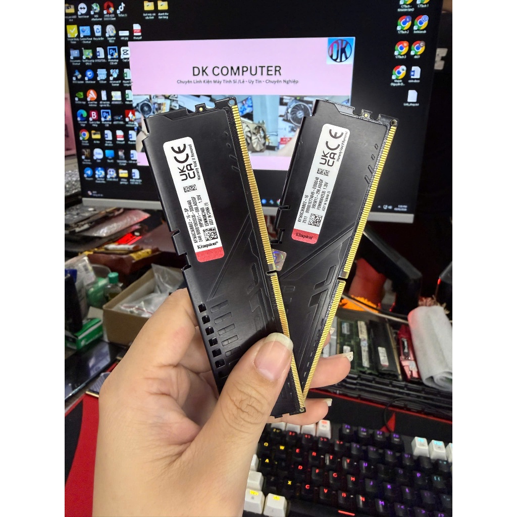 Ram máy tính Fury Beast DDR5 16GB Buss 5200Mhz