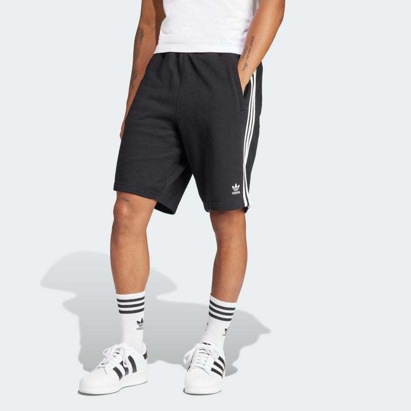 Quần Short Adidas 3 Sọc Adicolor - Màu Đen - IU2337