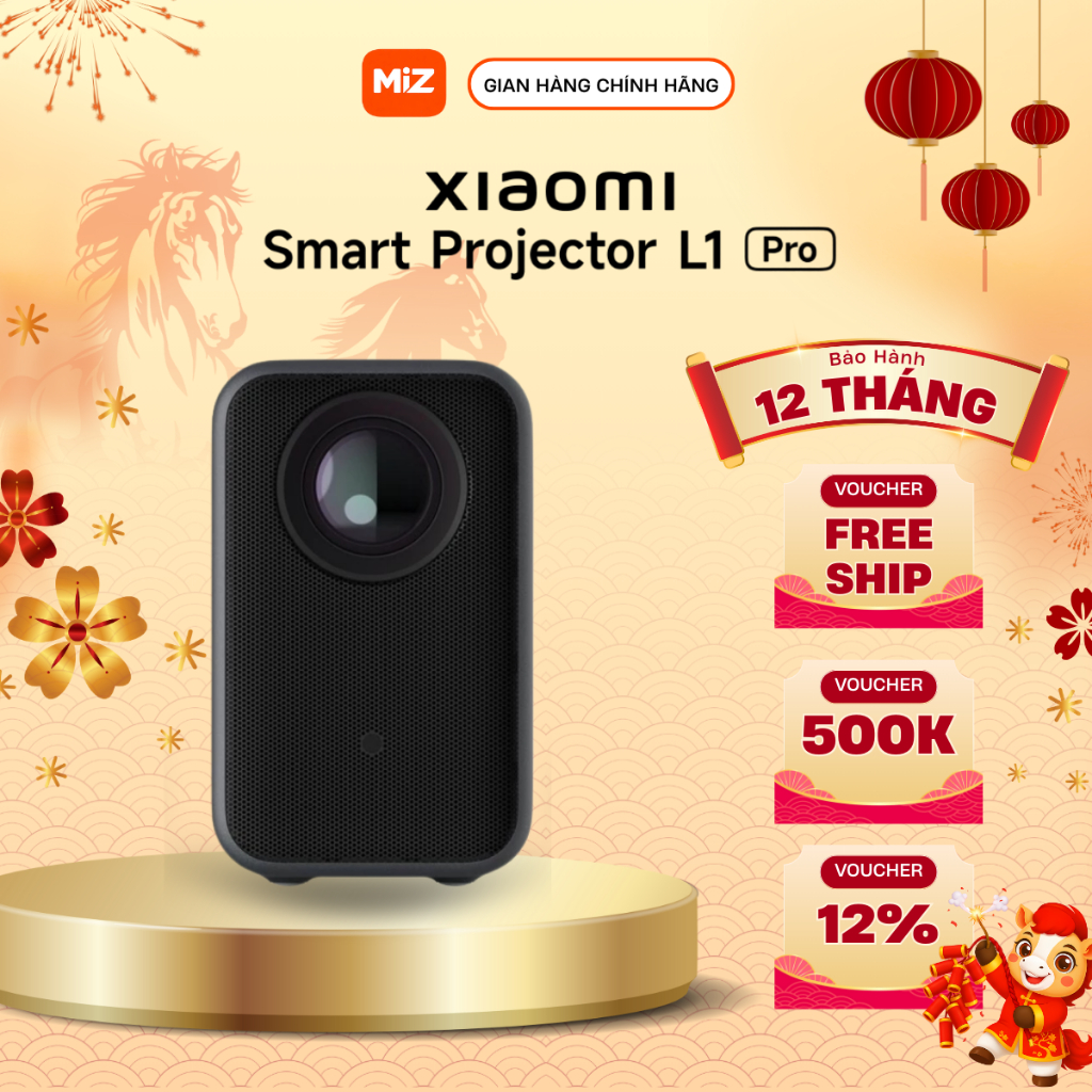 Máy chiếu Xiaomi Smart Projector L1 Pro - Bản Quốc Tế - Hàng Chính Hãng Bảo Hành 12 Tháng