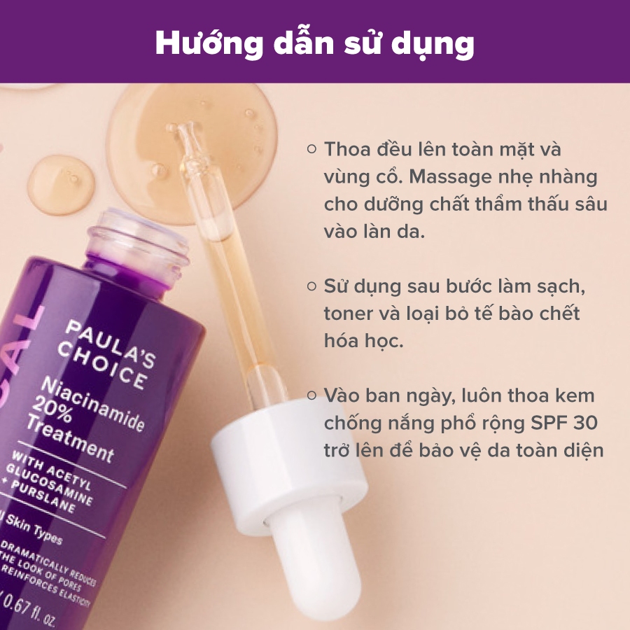 Tinh chất thu nhỏ lỗ chân lông và giảm nếp nhăn Clinical Niacinamide 20% Treatment 2ml 78032 | BigBuy360 - bigbuy360.vn