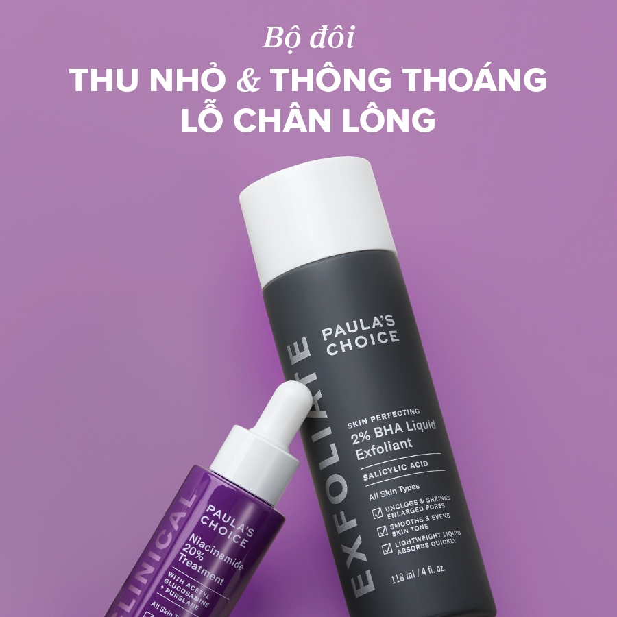 Tinh chất thu nhỏ lỗ chân lông và giảm nếp nhăn Clinical Niacinamide 20% Treatment 2ml 78032 | BigBuy360 - bigbuy360.vn