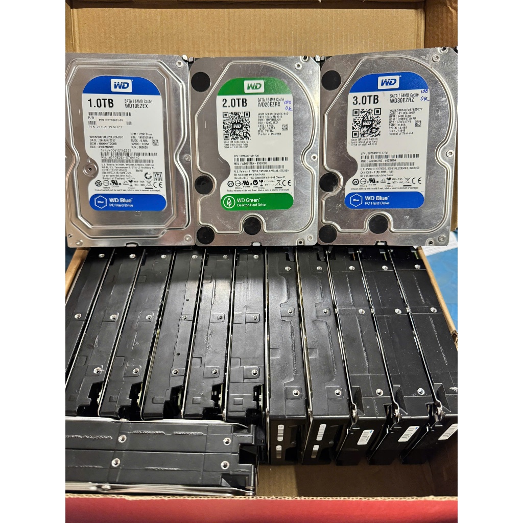 Ổ cứng PC WD Blue 1TB / WD Green 2TB / WD Blue 3TB SATA 3.5”