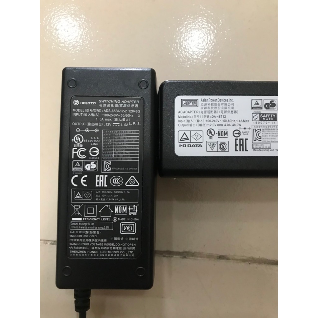 Nguồn Adapter 12V 4A Chính hãng HONOTO, APD hàng xịn dùng màn hình PC, Camera, Wifi