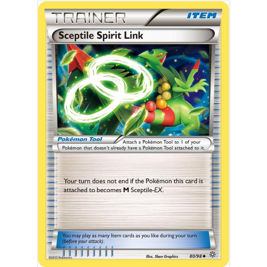 [Thẻ bài Pokemon TCG] Sceptile Spirit Link - 80/98 - Uncommon