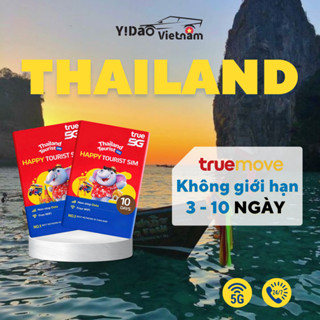 Sim Thái Lan 7 Ngày 35GB, Mạng Truemove/ Dtac 5G Tốc Độ Cao, Sim Du Lịch Thái Lan