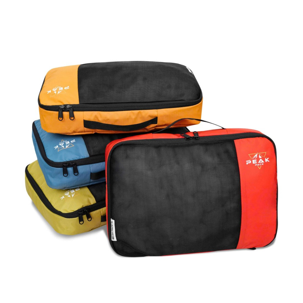 Túi Xếp Hành Lý Deuter (PeakPack) Mesh Zip Pack 3L & 5L Chất Liệu Chống Nước, Siêu Nhẹ Sắp Xếp Quần 