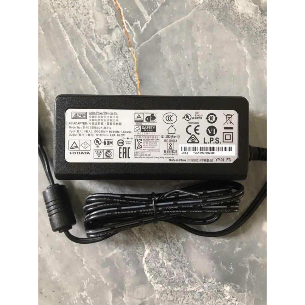 Nguồn Adapter 12V 4A Chính hãng KTEC hàng xịn chính hãng dùng màn hình PC, Camera, Wifi