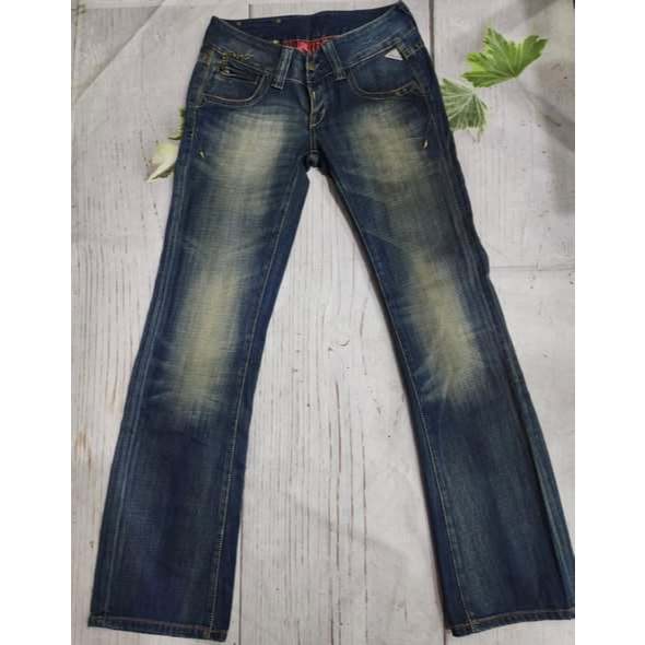 Quần Jeans nữ ống rộng hiệu Replay dòng Relaxed size 26 giá sale tốt