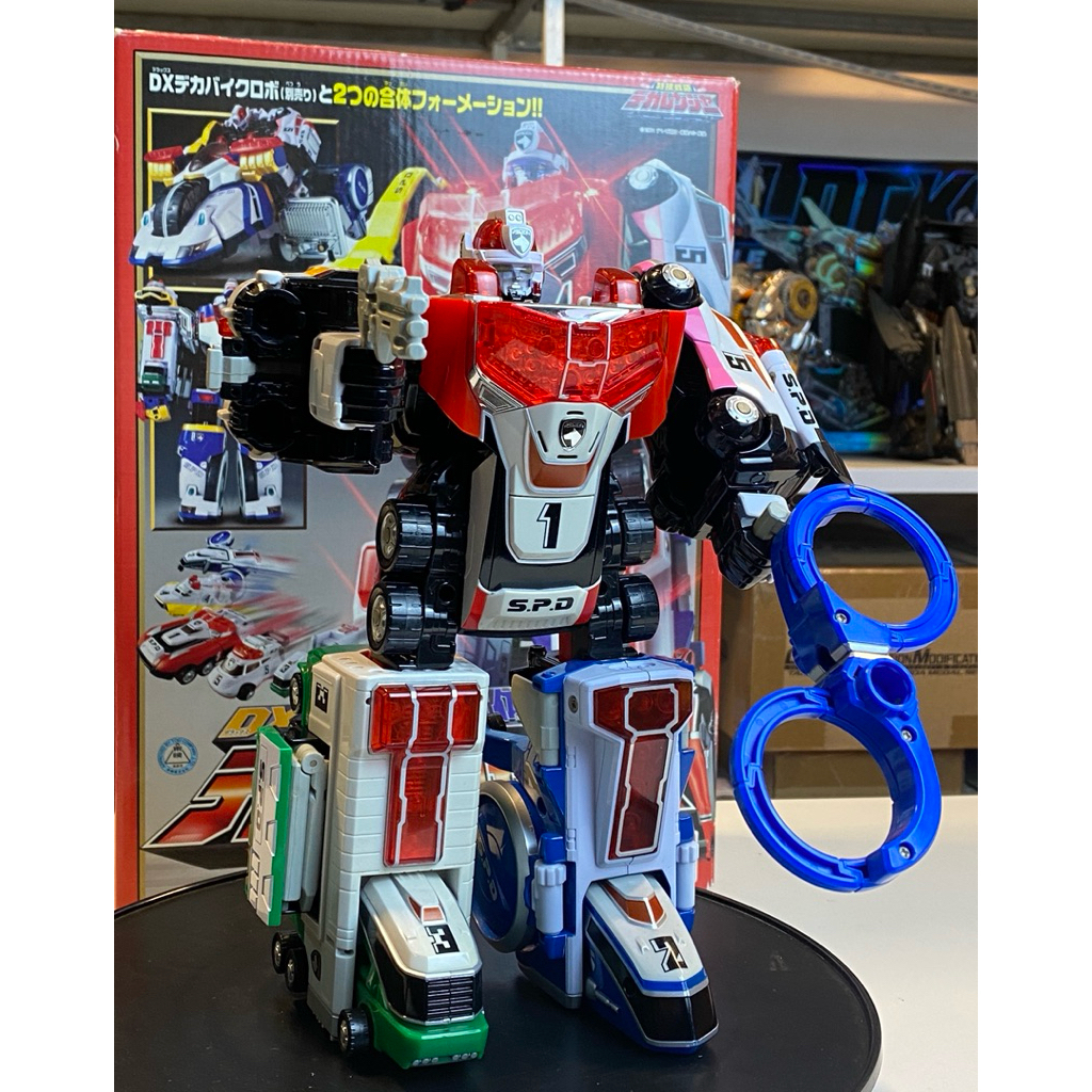 DX DEKABIKE DekaRobo siêu nhân Dekaranger hàng chính hãng BANDAI