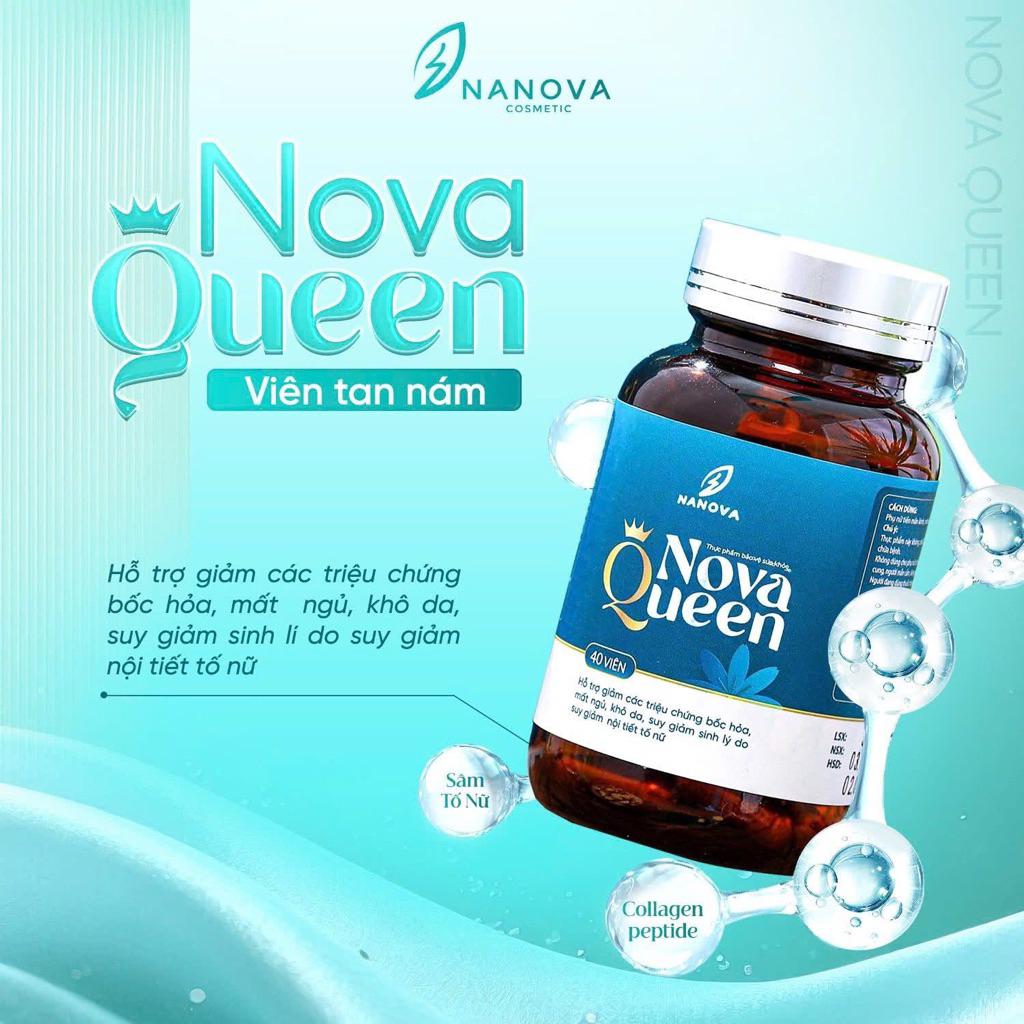 Viên tan nám Nova Queen 40viên Nanova chính hãng
