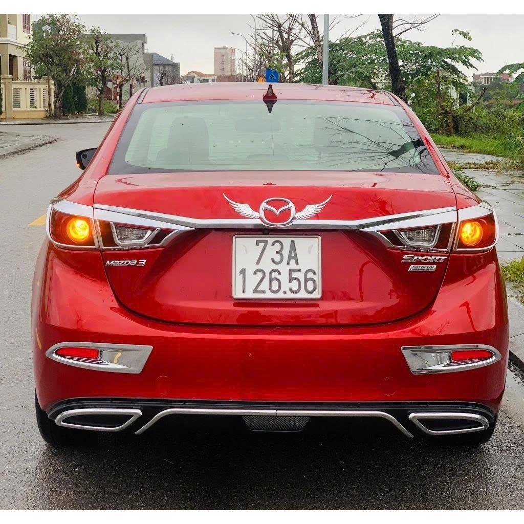 Ốp Trang Trí Viền Gầm Sau Mazda 3 2015 2016 2017 2018 2019 - Ốp Viền Gầm Sau Mazda 3