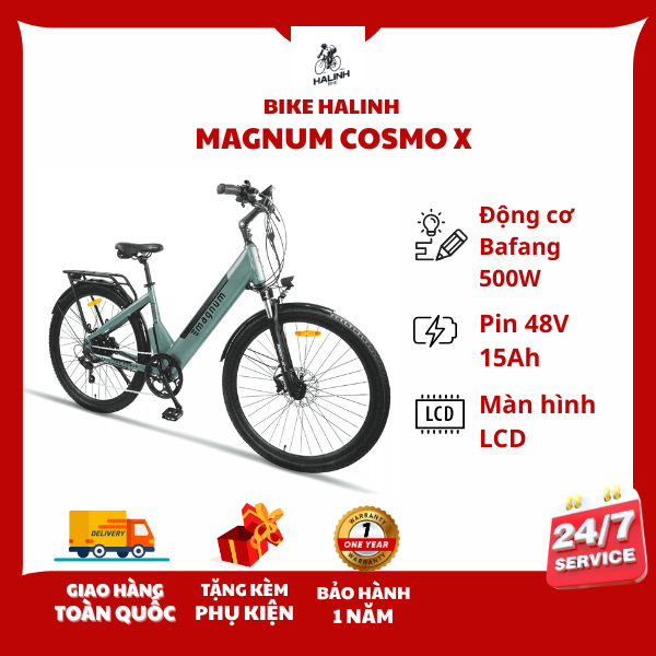 Xe Đạp Trợ Lực Điện Magnum Cosmo X Động cơ Bafang 500W  lý tưởng cho đi lại hàng ngày và dạo phố