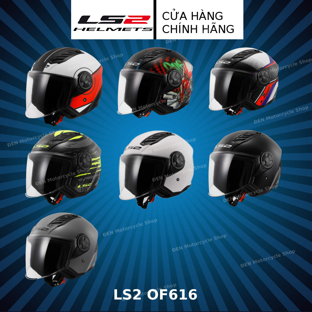 Mũ bảo hiểm LS2 OF616 AIRFLOW II - Mũ bảo hiểm an toàn lái xe