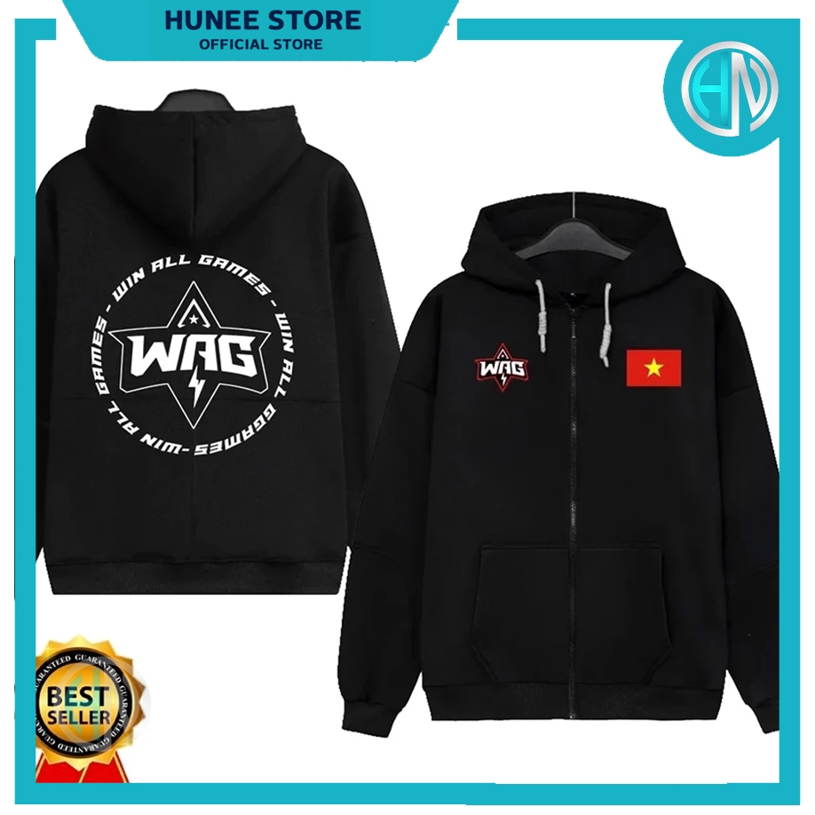 Áo hoodie khoác nỉ Wag -Team Heavy - Saigon Phantom - Team Flash - Redleo