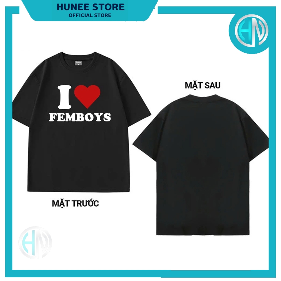 Áo thun I LOVE FEMBOYS - Team Flash thi đấu đội tuyền Liên Quân Mobile -Genshin Impact