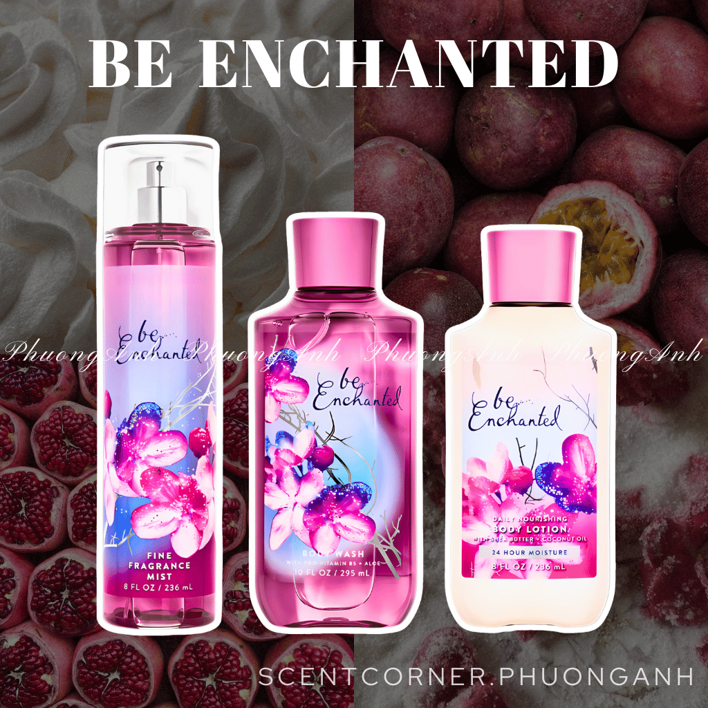 BE ENCHANTED | Bộ sản phẩm Body Mist - Lotion - Sữa Tắm