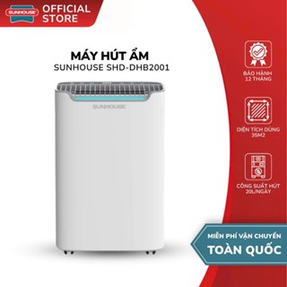 Máy Hút Ẩm Sunhouse SHD-DHB2001 - Phù Hợp Cho Phòng 35m², Công Suất 20L/Ngày BH 12 Tháng