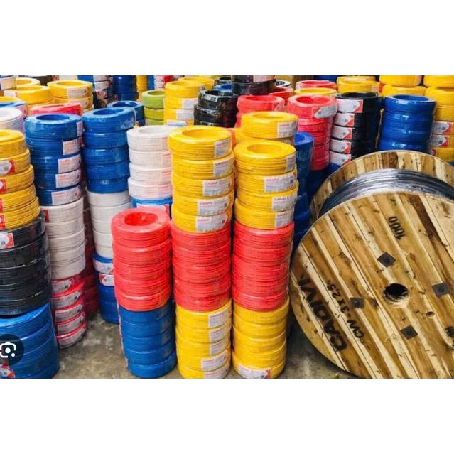 Dây cáp điện Cadivi CV 6.0 (dây đơn, cuộn 100m)