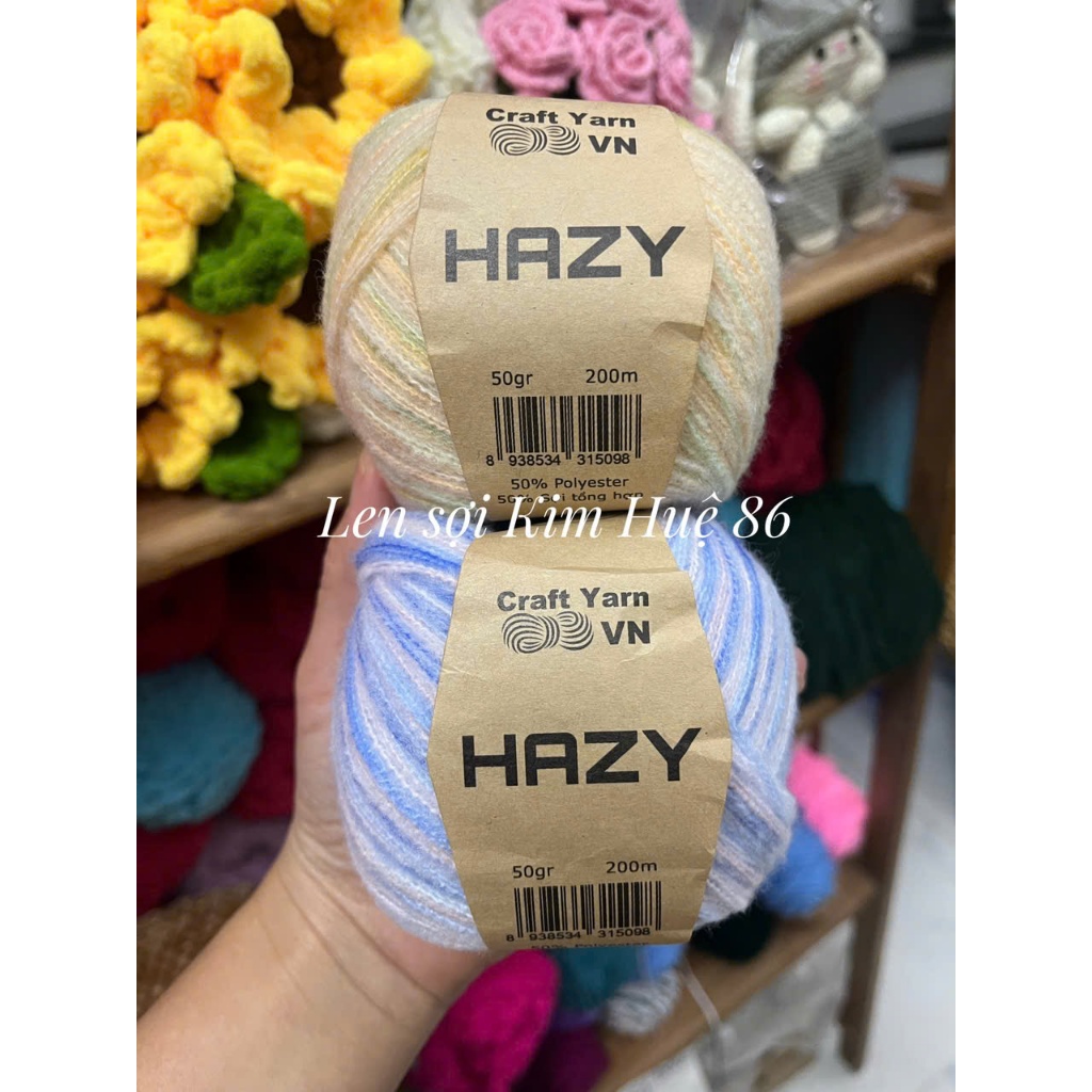 Hazy loang (DTY 225/72/2) - Len Hazy Craft Yarn VN