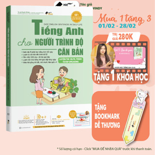 Sách - Tiếng Anh Cho Người Trình Độ Căn Bản - Tặng Khoá Học Hitbooks
