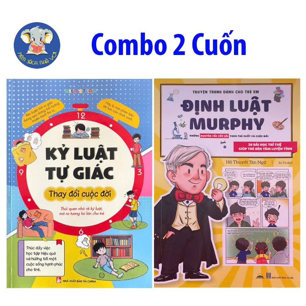 Sách - Combo Kỷ Luật Tự Giác và Định Luật Murphy