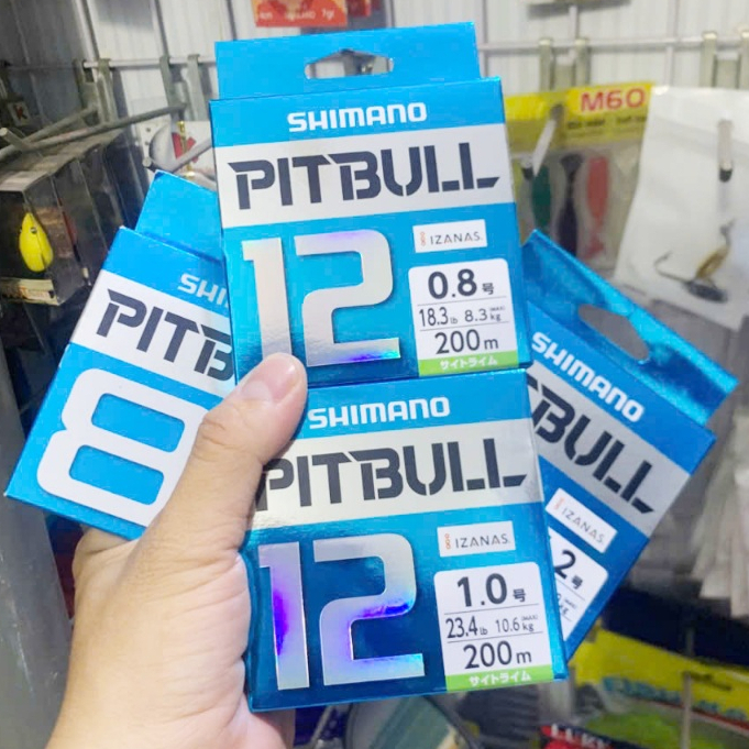 Dây Pitbull Shimano X12-200m Chính Hãng