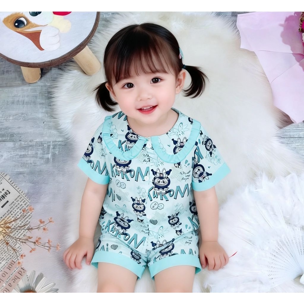 Đồ bộ bé gái mặc nhà
