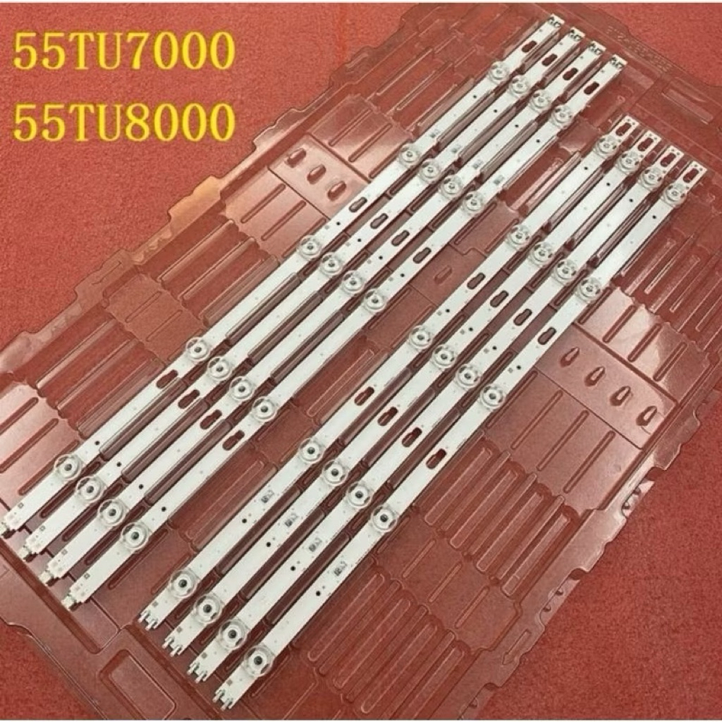 (MỚI) LED TIVI SAMSUNG 55TU7000 55TU8000 55TU8100 55TU7020 55TU7025 55TU7092 MỚI 100% BỘ 8 THANH MỖI