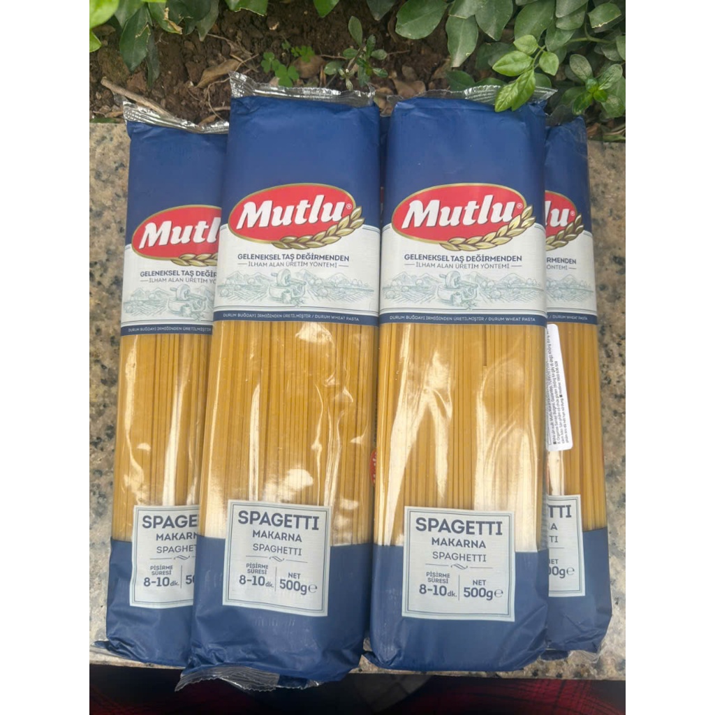 [Mì ý kho Sỉ] Combo 5 mì ý Mutlu nhập khẩu Thổ Nhỹ Kỳ,mì ý gói 500gr có hoá đơn đầy đủ