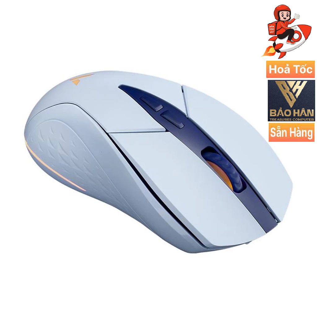 Chuột gaming Rapoo V300W Dual Mode RGB Wireless 2.4Hz 16000Dpi - Hàng Chính Hãng