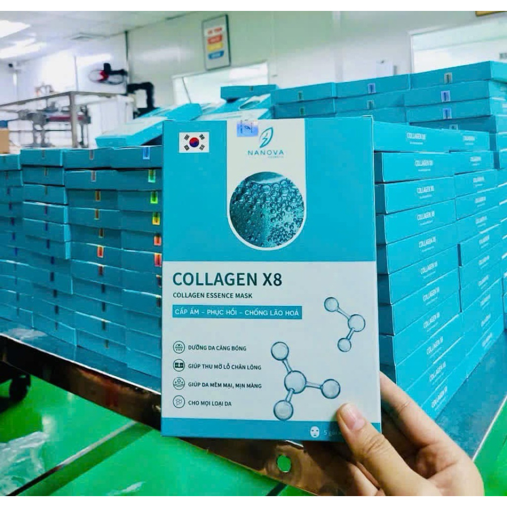 MẶT NẠ COLLEGEN X8 NANOVA CHÍNH HÃNG